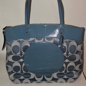 Coach monogram bag with leather (Authentic!)